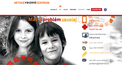 Desktop Screenshot of ditekrize.cz